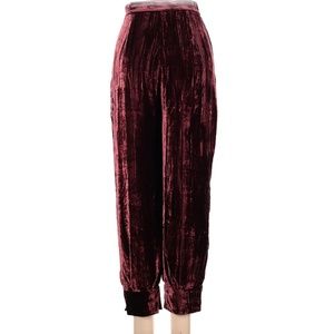 Masscob Crushed Velvet Pants (Size Small)